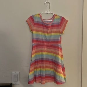 Girls pastel rainbow dress. Children’s place S(5/6)